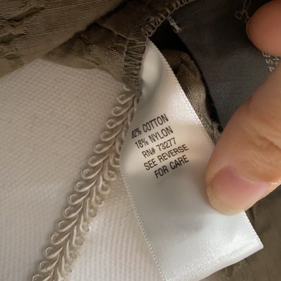 Simply Vera/Vera Wang Olive Green Textured Blazer Size XS - Picture 7 of 9